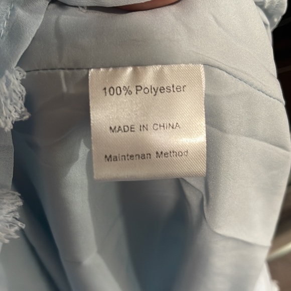 Light blue V Neck bell sleeve dress size XL. NWT - Picture 9 of 9